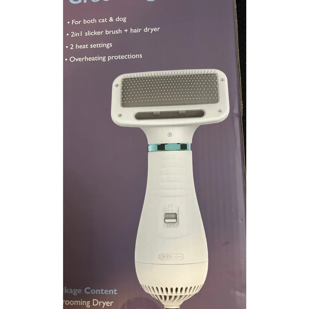 Vivitar pet Genius Pet Grooming Dryer For Cats & Dogs 2in1 Brush + Hair Dryer